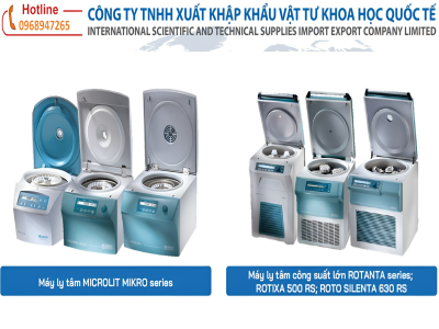 Máy ly tâm chính hãng HETTICH - ĐỨC