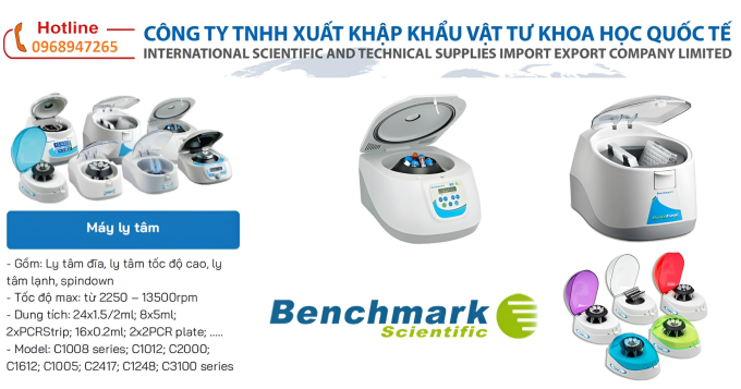 Máy ly tâm chính hãng BENCH MARK SCIENTIFIC - MỸ