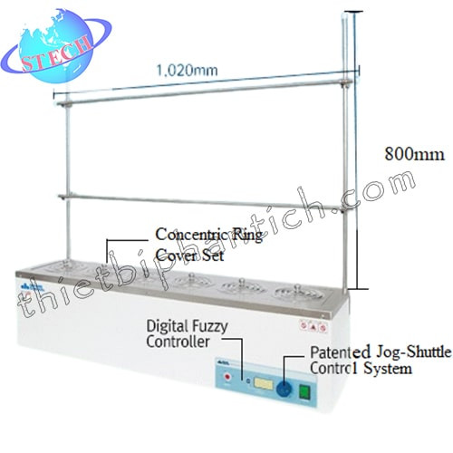 Bể cách thùy 8 vị trí Màn hình LCD Daihan Hàn Quốc DH.WEB01008 - chiết shoxlet (100oC) 