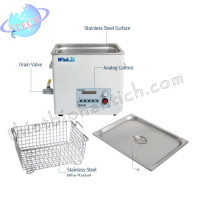 Bể rửa siêu âm để bàn y tế 10 lít hiện số Daihan WUC-D10H