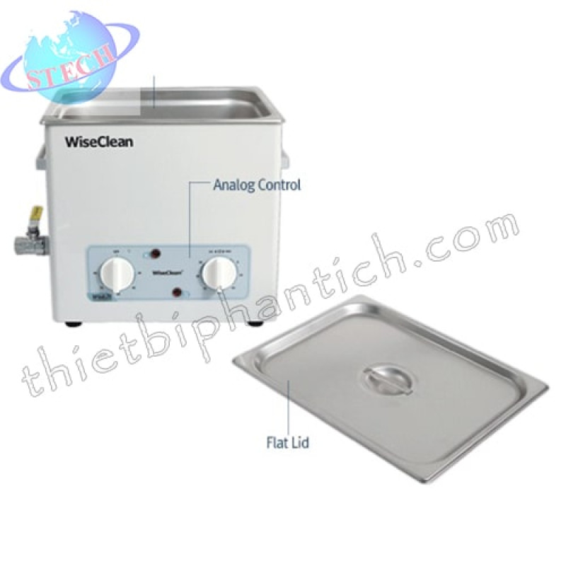 Bể rửa siêu âm để bàn y tế 22 lít, núm xoay Daihan WUC-A22H