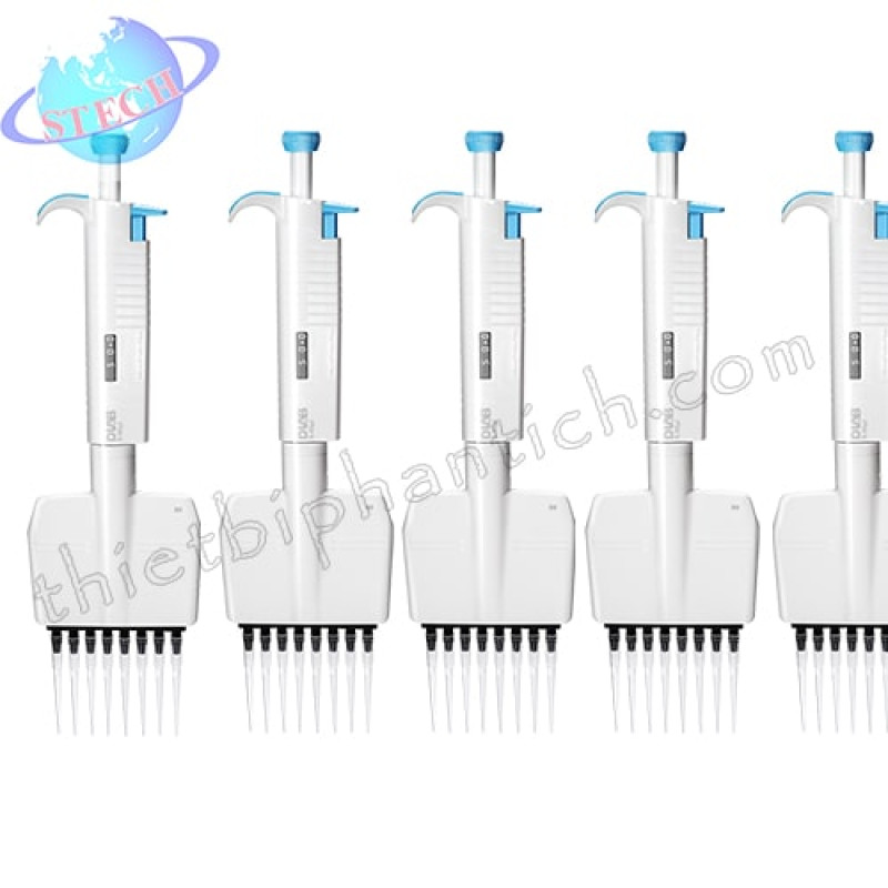 Micropipet 8 kênh hấp tiệt trùng DLab MicroPette Plus 0,5-10 ul (Thể tích điều chỉnh)