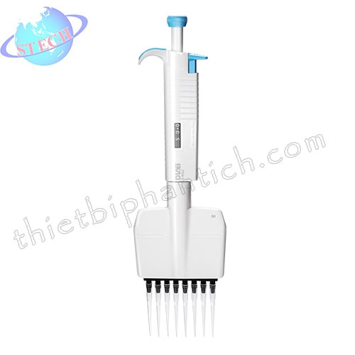 Micropipet 8 kênh hấp tiệt trùng DLab MicroPette Plus 0,5-10 ul (Thể tích điều chỉnh) 