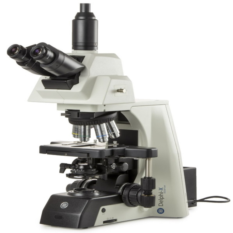 Kính hiển vi sinh học 3 mắt chuyên dụng trong y tế kết nối camera Euromex Hà Lan DX.2158‑PLi
