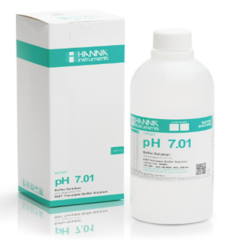 Dung dịch hiệu chuẩn pH 7.01, Chai 500mL  HI7007L HANNA Instrusment