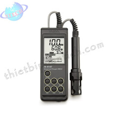Thiết bị đo Oxy hòa tan và nhiệt độ trực tiếp trong thủy sản Hanna Mỹ HI9147-4