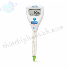 Bút đo pH nhiệt độ HALO2 Bluetooth trong sữa Hanna - USA HI9810342