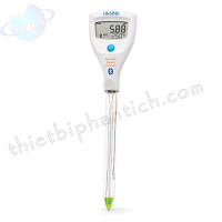 Bút đo pH/nhiệt độ HALO2 Bluetooth trong kem mỹ phẩm HI9810432 Hanna - USA