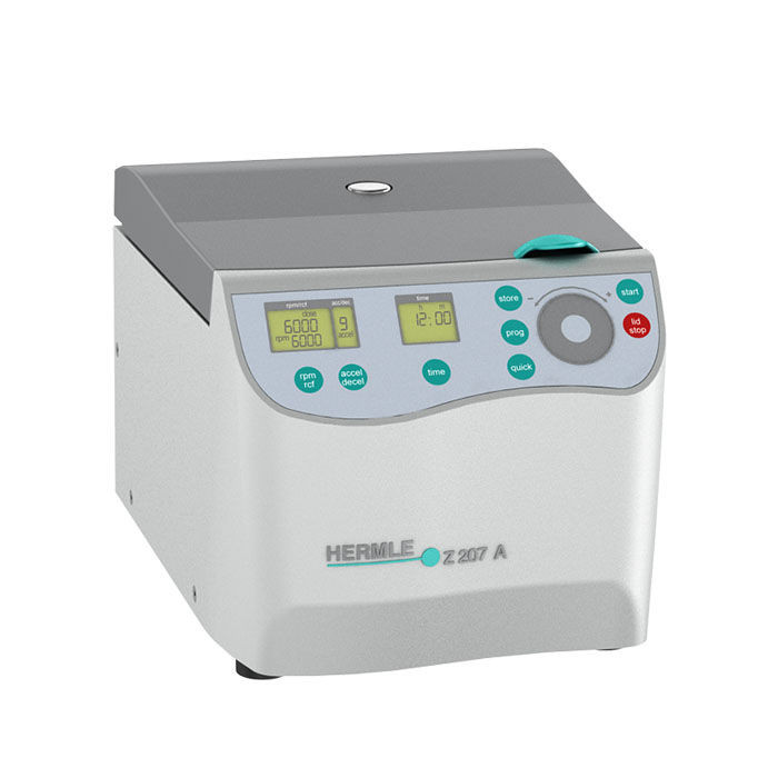 Máy ly tâm nhỏ gọn 6.800 vòng/phút Hermle Z 207 A 