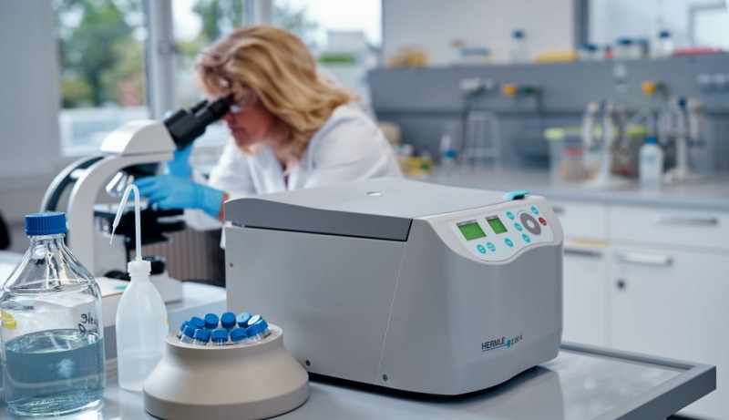 Máy ly tâm đa năng rotor văng 4 ống x 50ml 14.000 vòng/phút HERMLE Z 287 A 