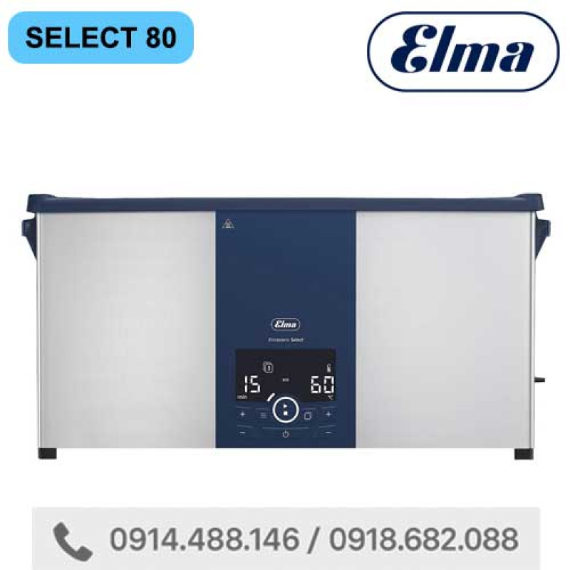 Bể rửa siêu âm 9,3 lít ELMA SELECT 80