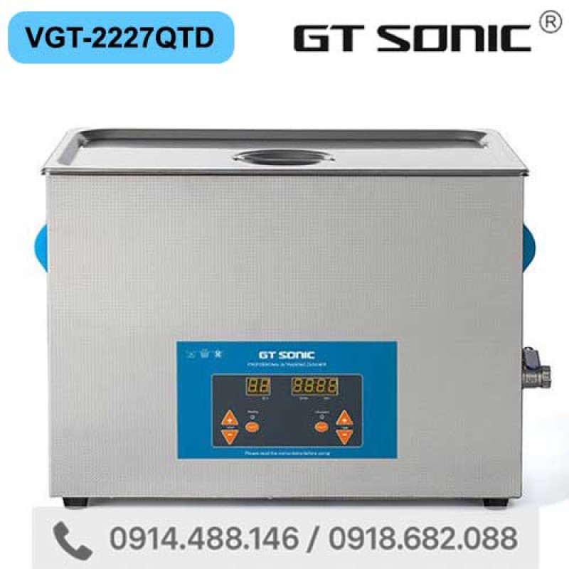 Bể Rửa Siêu Âm Đa Năng 27 lít GT SONIC VGT-2227QTD