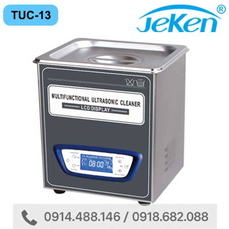 Bể Rửa Siêu Âm Đa Năng 1,3 lít JEKEN TUC-13