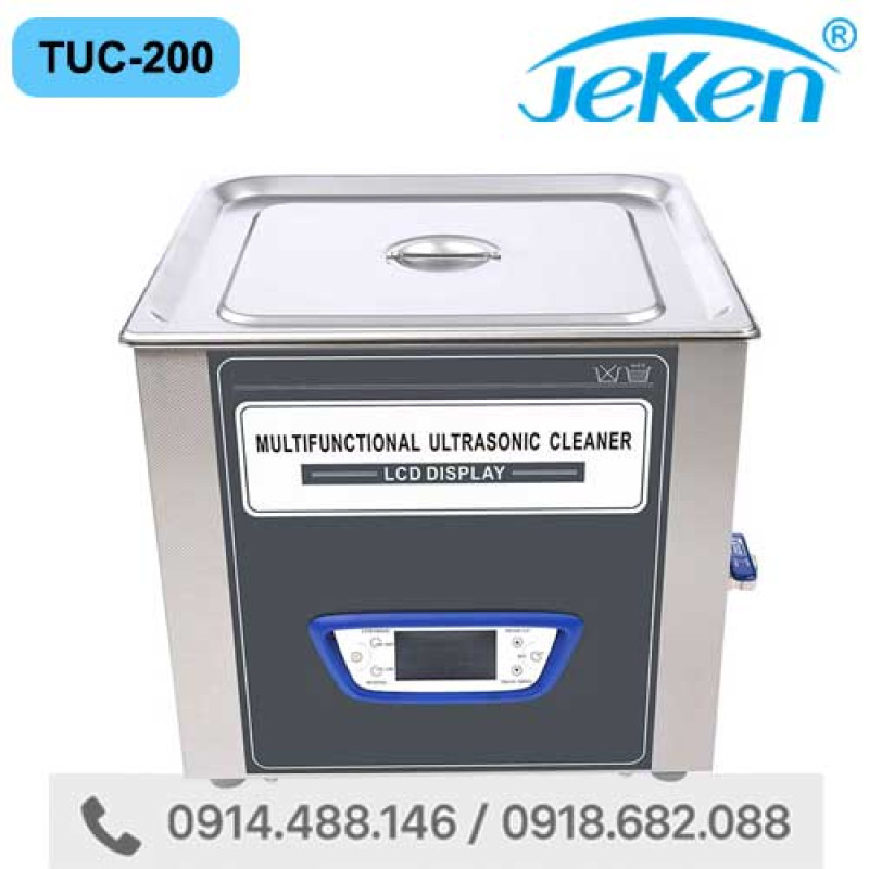 Bể Rửa Siêu Âm Đa Năng 20 lít JEKEN TUC-200