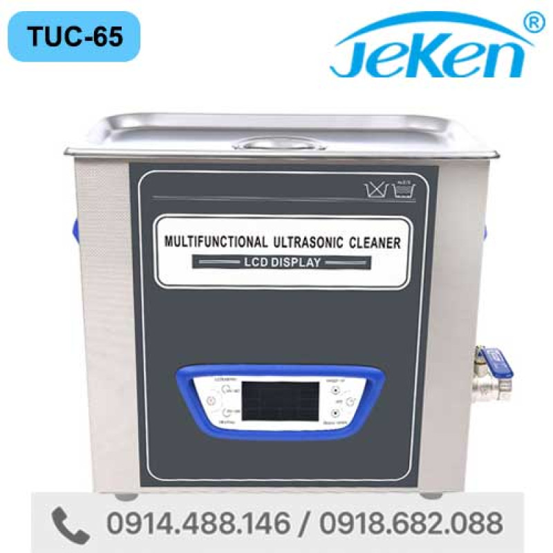 Bể Rửa Siêu Âm Đa Năng 6,5 lít JEKEN TUC-65