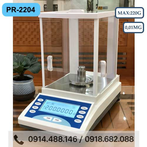 Cân phân tích 4 số lẻ STECH PR-2204 (220g/0.1mg)