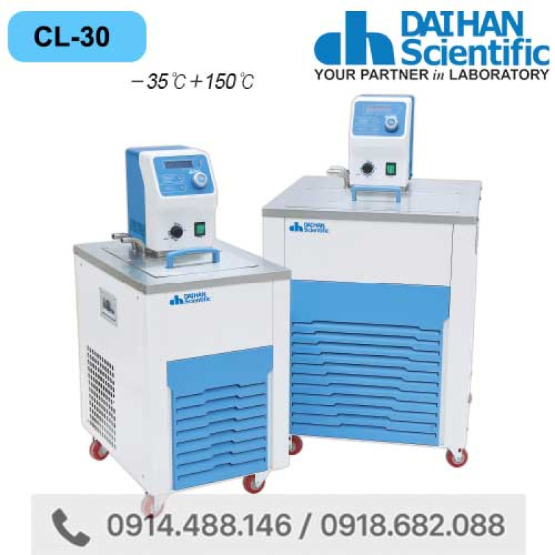 Bể Điều Nhiệt Lạnh Tuần Hoàn -35°C 30 Lit DAIHAN CL-30