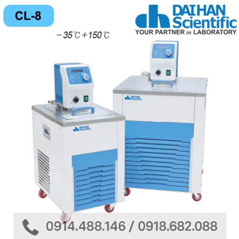 Bể Điều Nhiệt Lạnh Tuần Hoàn -35°C 8 Lit DAIHAN CL-8