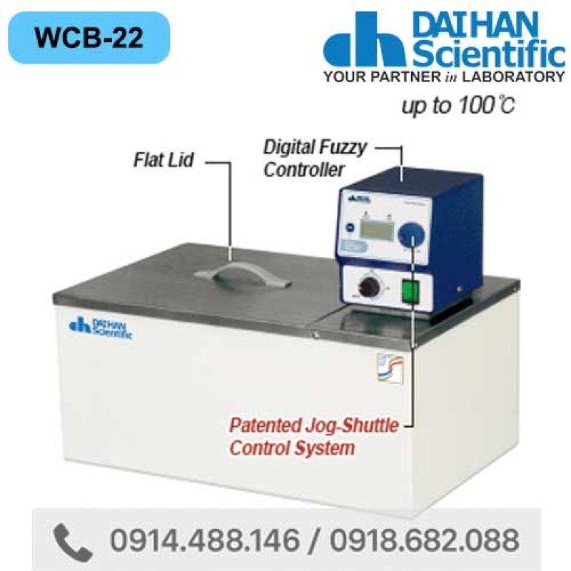 Bể Điều Nhiệt Tuần Hoàn 22 Lít DAIHAN WCB-22