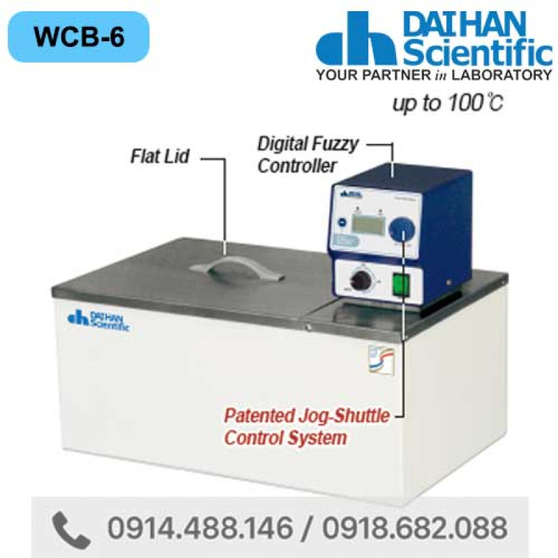 Bể Điều Nhiệt Tuần Hoàn 6 Lít DAIHAN WCB-6