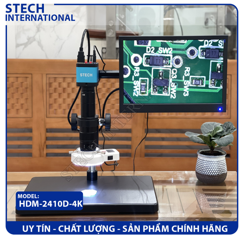 Kính hiển vi điện tử kèm màn hình treo 13.3 inch