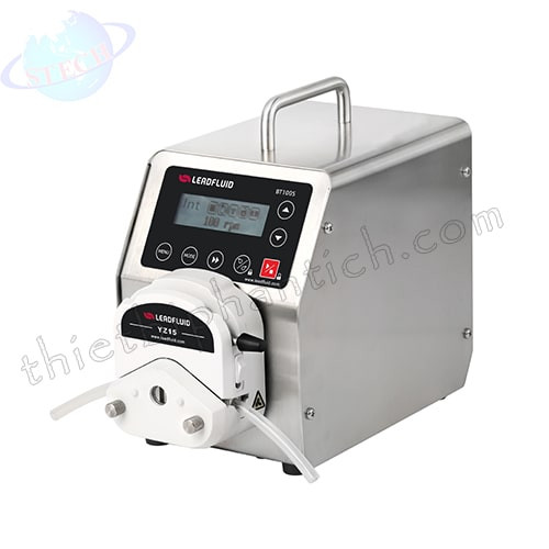 Bơm nhu động thông minh có thể thay đổi tốc độ Lead Fluid BT100S-1 đầu bơm 2×DG10-12(10 rollers) 