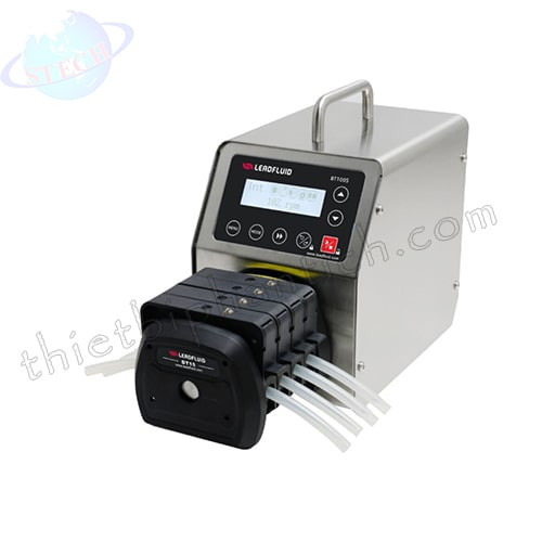 Bơm nhu động thông minh có thể thay đổi tốc độ Lead Fluid BT100S-1 đầu bơm 2×DG10-12(10 rollers) 