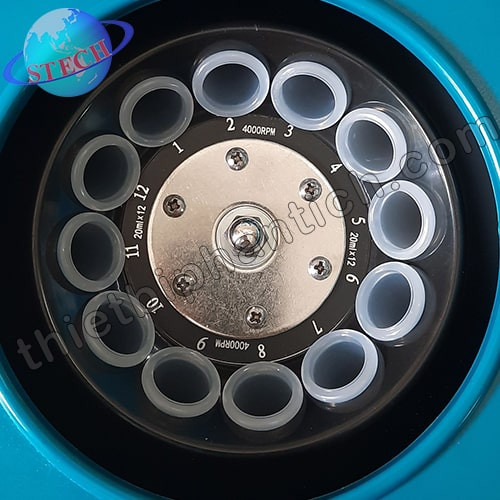 Máy li tâm 4000 vòng/phút 12 ống 20 ml 80-2B 