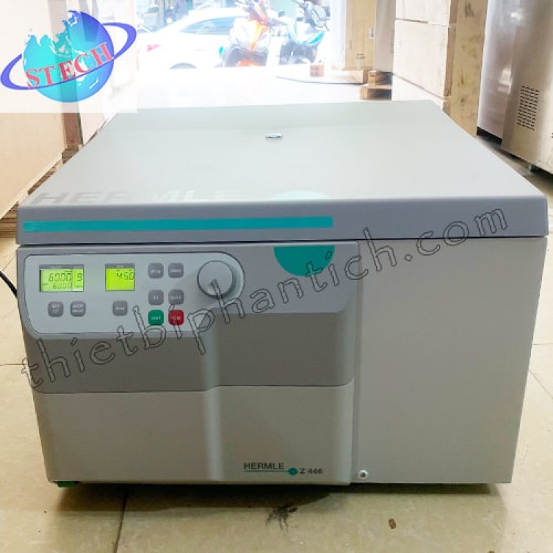 Máy ly tâm 4 ống 500 ml 8.000 vòng/phút HERMLE Z 446 
