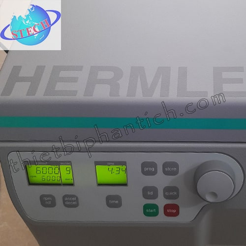 Máy ly tâm 4 ống 500 ml 8.000 vòng/phút HERMLE Z 446  