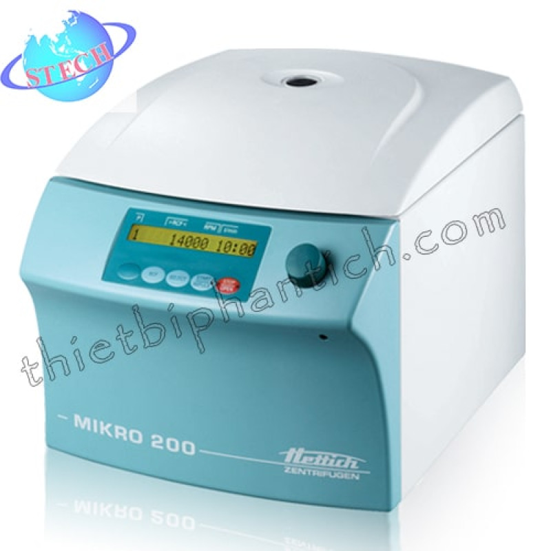 Máy ly tâm tốc độ cao 15,000 vòng/phút Mikro 200