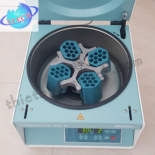Máy ly tâm 6.000 vòng / phút cho nhiều loại ống Hettich - Đức ROTOFIX 32A  