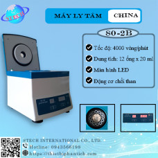 Máy li tâm 4000 vòng/phút 12 ống 20 ml 80-2B