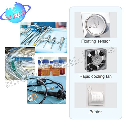 Nồi hấp tiệt trùng y tế kiểu đứng 97 lít, ALP Nhật Bản CLM-40M 