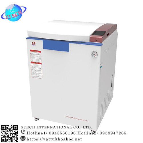 Nồi hấp sấy chân không kiểu đứng màn hình cảm ứng 100 lít Boxun BXM-100M