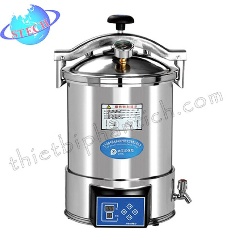 Nồi hấp tiệt trùng chuyên dụng cho viện thẩm mỹ tự động để bàn 18 lít Jibimed YX-18HDD