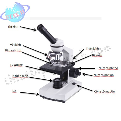 Kính hiển vi sinh học 1 mắt 640 lần XSP-102 