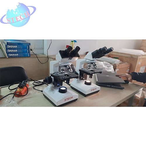 Kính hiển vi 2 mắt Trung Quốc XSZ-107BN (đèn Halogen) 