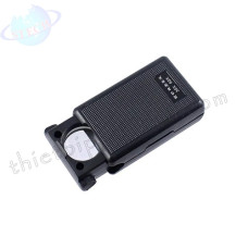 Kính lúp bỏ túi soi đá quý, trang sức, tiền, vải vóc BT-3060X 30x 60x LED