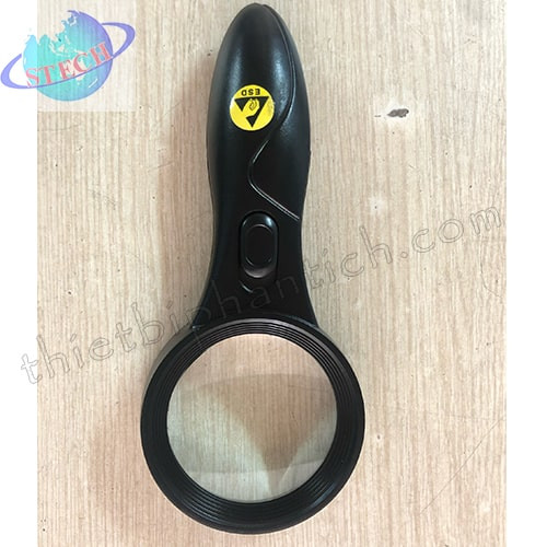 Kính lúp cầm tay chống tĩnh điện ESD 5X LED 