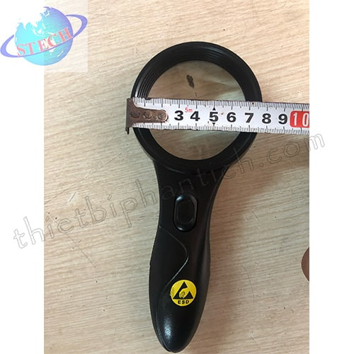 Kính lúp cầm tay chống tĩnh điện ESD 5X LED 