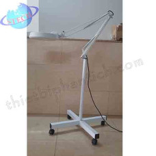 Kính lúp chân di động, thân gập, gương tròn LT-86E 8X LED
