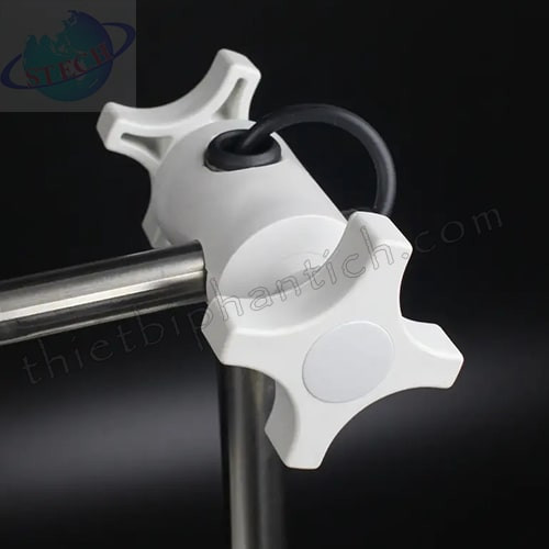 Kính lúp công nghiệp thân cọc, thấu kính chữ nhật trắng, để bàn LT-86H 10X LED 