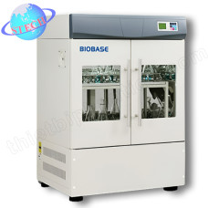 Máy lắc ổn nhiệt/Tủ ấm lắc 2 cánh có làm lạnh BIOBASE BJPX-2102