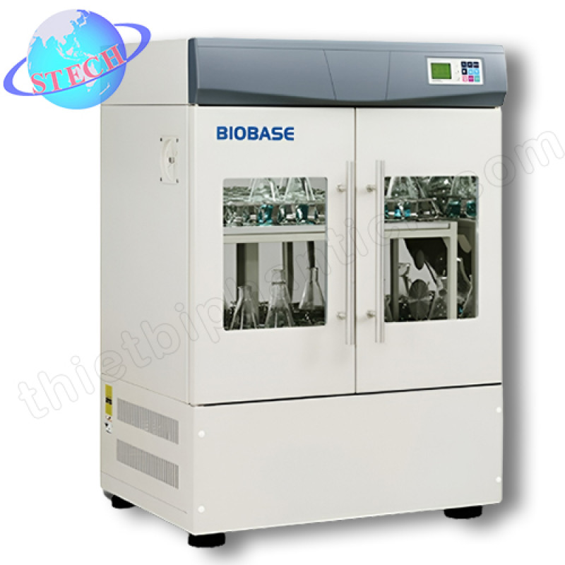 Máy lắc ổn nhiệt/Tủ ấm lắc 2 cánh có làm lạnh BIOBASE BJPX-2102
