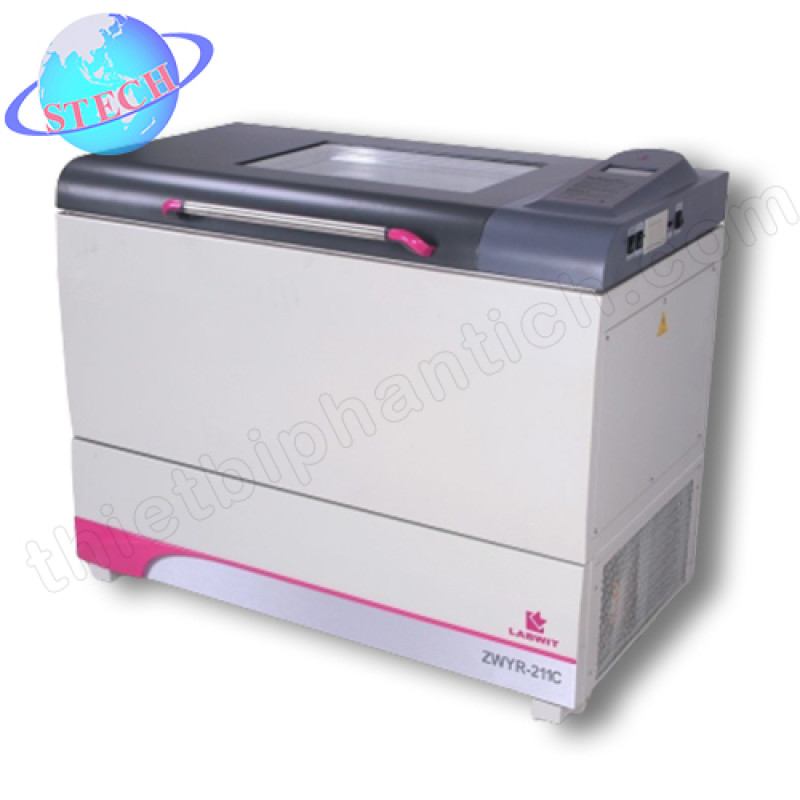 Tủ ấm lắc có làm lạnh 4oC, 260 lít, 300 vòng/phút, (bình 50ml – 5 lít) LABWIT ZWYR-211C