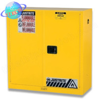 Tủ bảo quản hóa chất chống cháy 113 lít, cửa đóng tự động ECOSAFE SB30